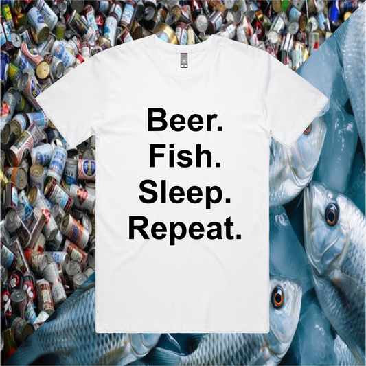 Beer Fish Sleep Repeat