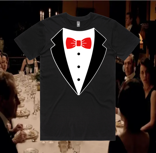 Tuxedo Tee Black